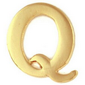 Gold Q Pin